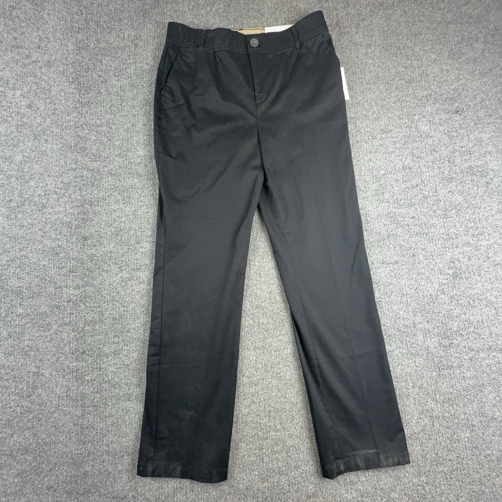 Christopher & Banks Dress Pants Womens 10 Black Signature Comfort Straight Leg